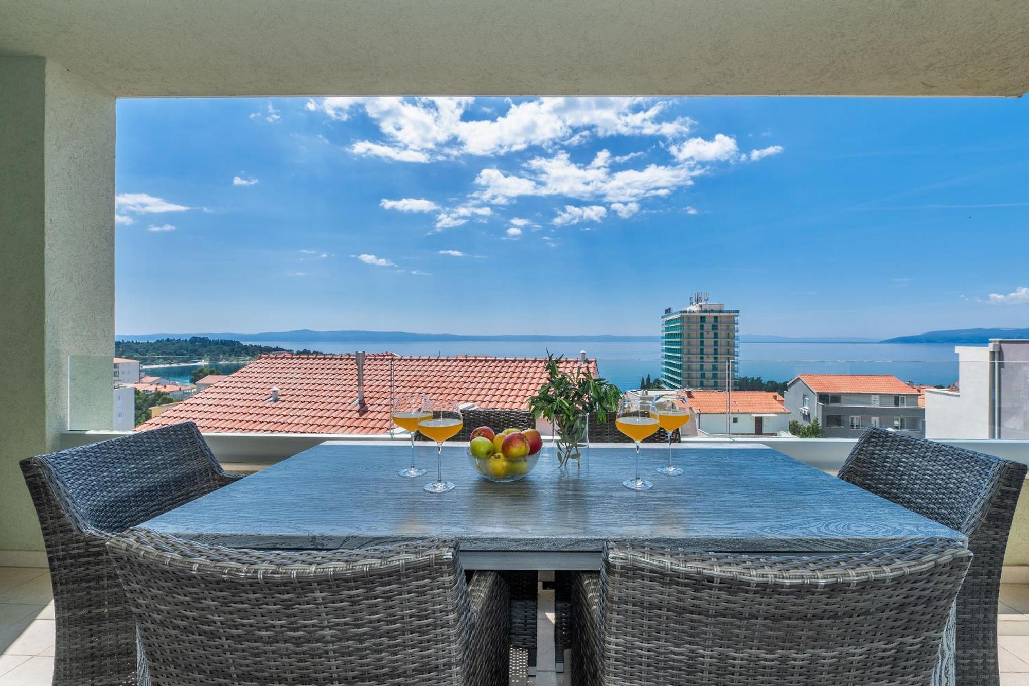 Luxury Apartment Stockholm -Sea&City View Makarska Zewnętrze zdjęcie